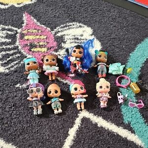 L.O.L. Surprise! Dolls with Blue, Pink, Purple & Teal Accents